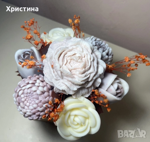 Коледни соеви ръчно изработени свещи , снимка 15 - Ръчно изработени сувенири - 52514373