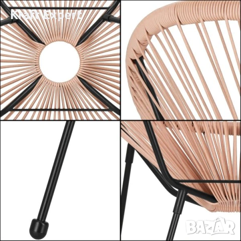 Градински стол Acapulco – дизайнерски стол за интериор и екстериор, снимка 7 - Градински мебели, декорация  - 53699354