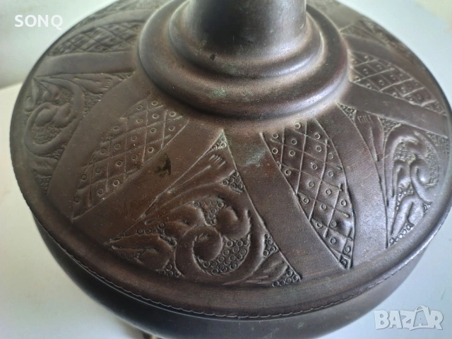 Страхотен Стар Меден Съд, снимка 3 - Антикварни и старинни предмети - 53291039