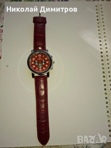 Елегантен кварцов дамски часовник от дизайнерска колекция на dF collection., снимка 2 - Мъжки - 53856089