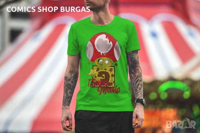 Мъжка тениска Super Mario , снимка 5 - Тениски - 35750962