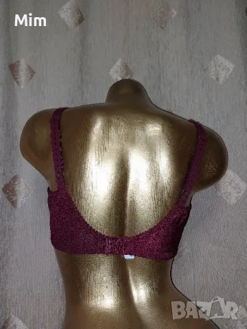 Prima Donna 75 F Сутиен бордо с богата бродерия , снимка 5 - Бельо - 47360167