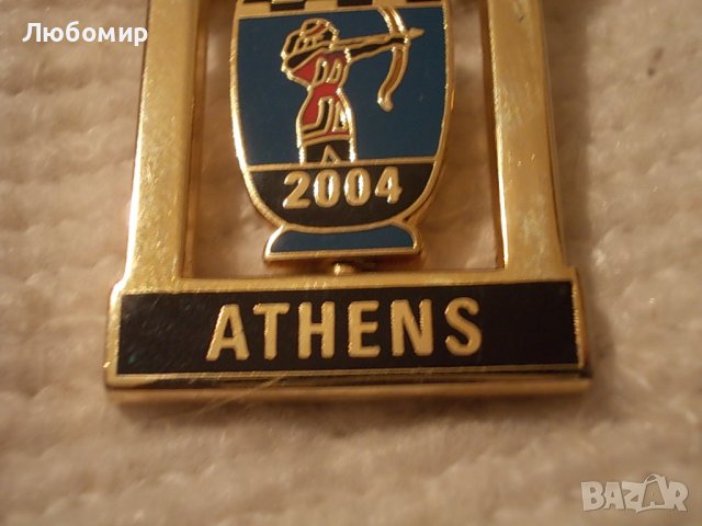 Значка лимитирана серия DOW Athens 2004, снимка 3 - Колекции - 39664371