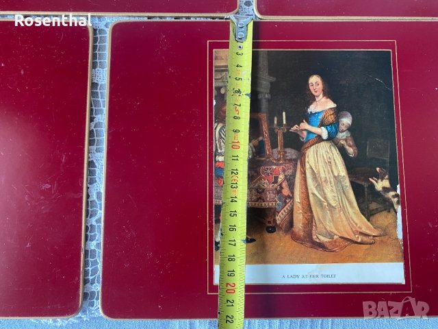 Английски коркови подложки -комплект 8 броя, снимка 10 - Прибори за хранене, готвене и сервиране - 41682907