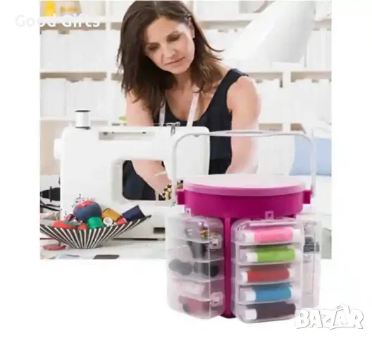 Голям Луксозен комплект Органайзер за шиене от 210 части, снимка 9 - Други стоки за дома - 47508064