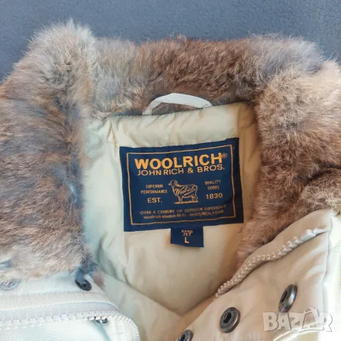 пухено парка / яке WOOLRICH BULDER COAT PUH PARKA размер М-Л, снимка 5 - Палта, манта - 48606394