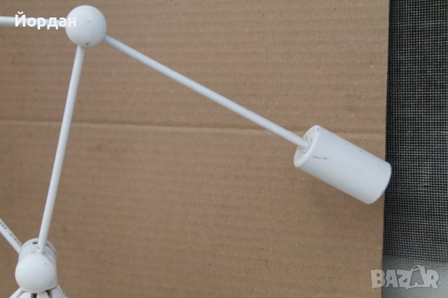 Немска настолна метална лампа , снимка 5 - Настолни лампи - 44403650