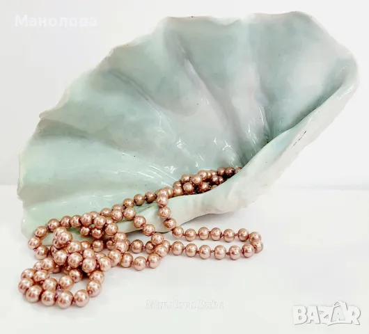 Колие от кристални розово злато перли SWAROVSKI., снимка 5 - Колиета, медальони, синджири - 50116476