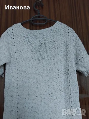 Блузка с къс ръкав и остро деколте NEXT, снимка 7 - Блузи с дълъг ръкав и пуловери - 47651391