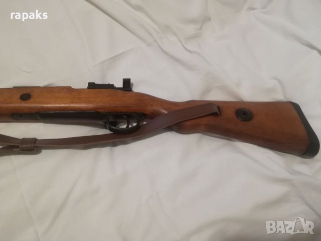 Пушка Маузер К 98. Нестреляща с нищо реплика, карабина, пистолет, автомат, револвер, снимка 6 - Антикварни и старинни предмети - 39080831