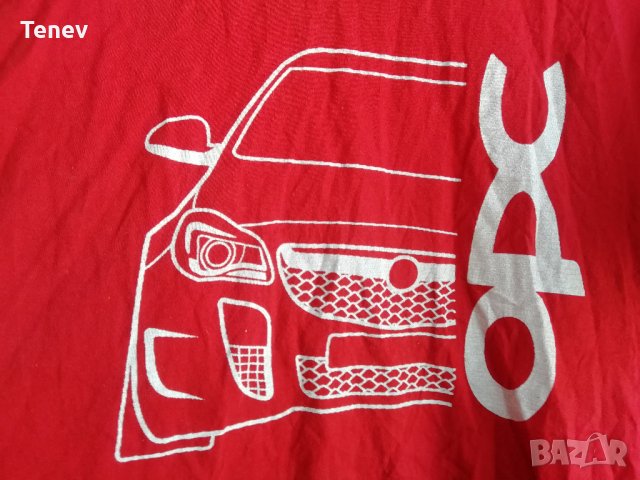 Opel OPC тениска Опел ОПЦ размер ХЛ, снимка 2 - Тениски - 35883188