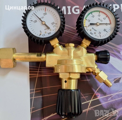 АЗОТ редуктор 16bar; 30bar; 50bar, накрайник клима , снимка 3 - Други машини и части - 52572364