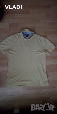 Тениска Tommy Hilfiger жълта, снимка 6 - Тениски - 22122483