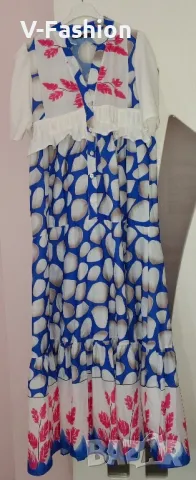 Лятна дълга рокля, снимка 3 - Рокли - 50143440