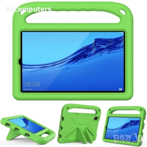 Huawei MediaPad M5 Lite 8.0 EVA Удароустойчив Калъф с Удобна Дръжка и Стойка + Протектор, снимка 3 - Калъфи, кейсове - 51129702