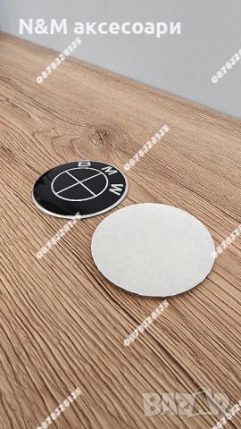 Задна емблема за БМВ / BMW Е46 КОМБИ тип Люспа чисто черна, снимка 4 - Аксесоари и консумативи - 52247195