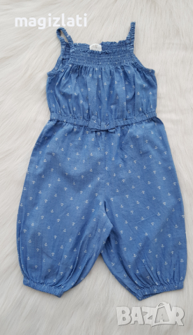 Дънков гащеризон за бебе H&M 4-6 месеца 