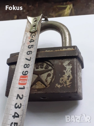 Голям стар катинар катанец СССР, снимка 6 - Антикварни и старинни предмети - 53279007