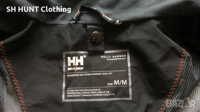 HELLY HANSEN 71330 Breathable Waterproof Work Coat размер M работно яке водонепромокаемо W4-372, снимка 13 - Якета - 52067439