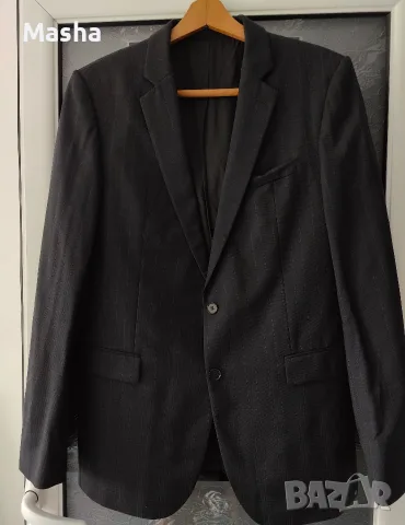 Мъжко винтидж сако JOOP! / 100% Вълна (Virgin Wool) / Размер 102 (L Long), снимка 2 - Сака - 55901083