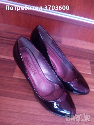 Черни обувки на ток , снимка 6 - Дамски обувки на ток - 41982182