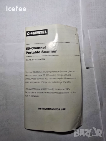 Commtel com 303 - 50 kanal mobil scanner, снимка 11 - Друга електроника - 52920436