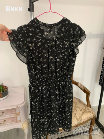 Красива рокля на H&M размер 38 подходяща за S, снимка 17 - Рокли - 44607131