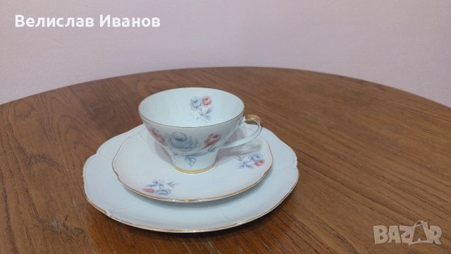 🇩🇪BAVARIA QUALITATZ🇩🇪 Немски порцелан Троен сет, снимка 9 - Сервизи - 44279875