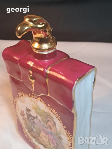 порцеланова бутилка Limoges , снимка 2 - Колекции - 52437557