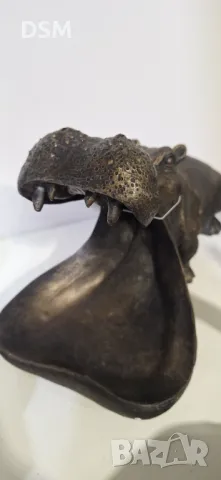 Статуетка Хипопотам с Поставка за Предмети 27см, снимка 3 - Декорация за дома - 48903423