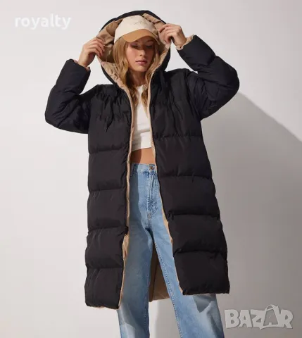 Дълго дамско яке , снимка 5 - Якета - 49208189