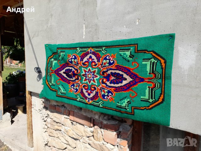 Старинен ковьор,покривка за стена #61, снимка 2 - Антикварни и старинни предмети - 34007885