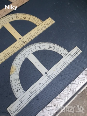 Училищни транспортири ъгломери , снимка 4 - Антикварни и старинни предмети - 50728260