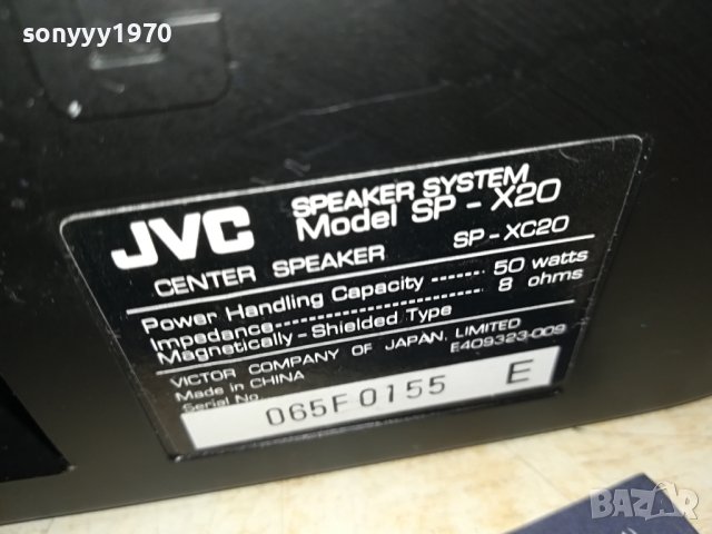 JVC SP-XC20 CENTER 50W/8OHM-SWISS 2507231329, снимка 12 - Тонколони - 41653394