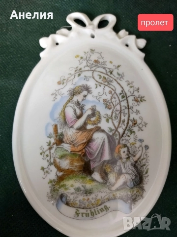 4 сезона плочи за стена 4броя Tettau, снимка 4 - Декорация за дома - 52620875