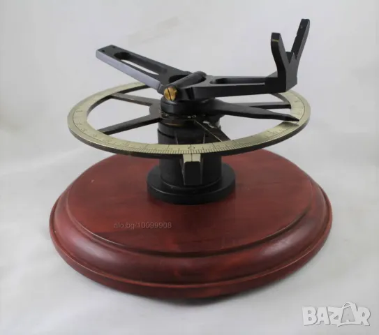 600 Корабен пеленгатор от плътен месинг., снимка 2 - Антикварни и старинни предмети - 50104435