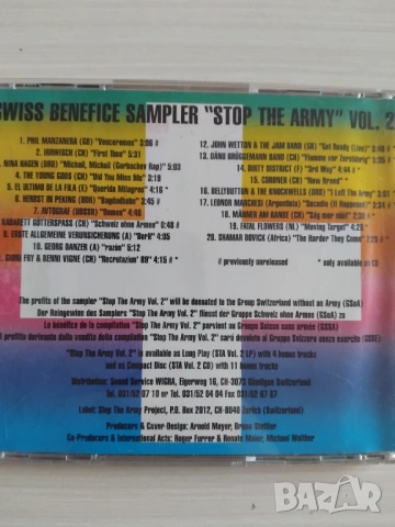 Stop The Army 25./26.Nov.1989 Ja•Oui•Si (Swiss Benefice Sampler Vol. 2) - оригинален диск музика, снимка 2 - CD дискове - 53173949