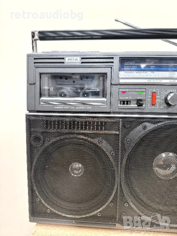 🔉Ретро радиокасетофон бумбокс PHILIPS D8444🔉, снимка 3 - Радиокасетофони, транзистори - 53219931