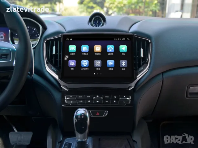 Maserati Ghibli 9" 2014-2021 андроид навигация - по поръчка, 9837-ZHIL, снимка 2 - Навигация за кола - 47451070