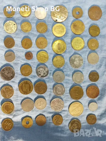 150бр. различни жетони - токени от цял свят, снимка 6 - Нумизматика и бонистика - 48788991