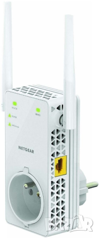 Разширител на обхват Wi-Fi NetGear EX6130-100PES, двулентов, AC 1200, 802.11 ac, бял, снимка 3 - Рутери - 44601254