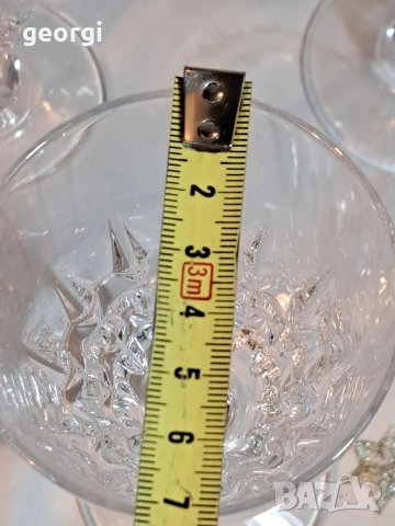 немски кристални чаши 34/2, снимка 6 - Чаши - 53761281