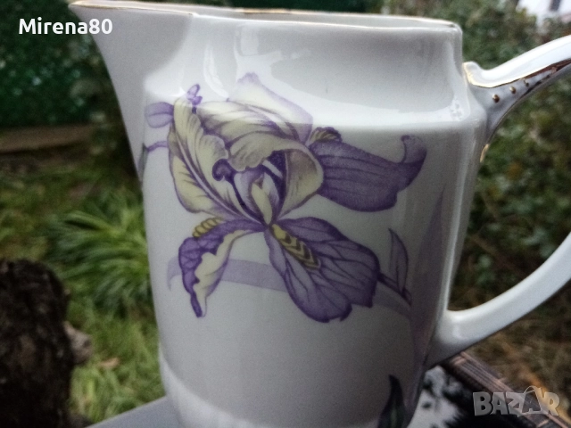 Антикварна баварска кана, снимка 2 - Антикварни и старинни предмети - 52958607