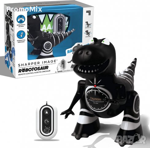 Интерактивна играчка Динозавър Sharper Image DX-2RB 1007122 RC STEM Играчка робот T-Rex, снимка 8 - Електрически играчки - 39940904