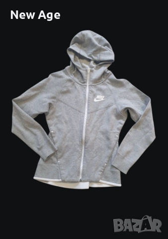 Оригинално Дамско горнище NIKE W TCH FLC WR HOODIE -  Nike Tech Fleece- XS, снимка 2 - Спортни екипи - 52243370