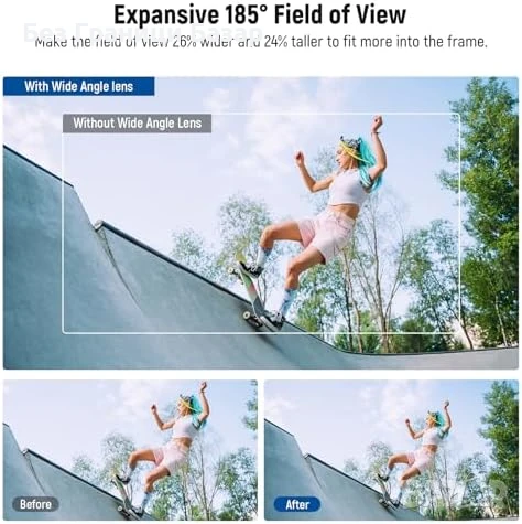 Нов Комплект ND Филтър + Обектив за DJI Action 5 Pro / Action 4 камера, снимка 3 - Чанти, стативи, аксесоари - 50748142