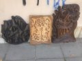 дърворезби пана пластики скулптури, снимка 1 - Антикварни и старинни предмети - 41907760