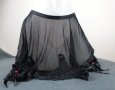 Lee Kleimann M/L прозрачна еротична тюлена пола с две сатенени панделки отпред, снимка 6