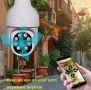 Куполна Wi-Fi камера под формата на крушка с широкообхватен ъгъл на видимост, снимка 1