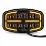 LED халоген 75W 12-24V с бяла и Amber контурна светлина, снимка 3
